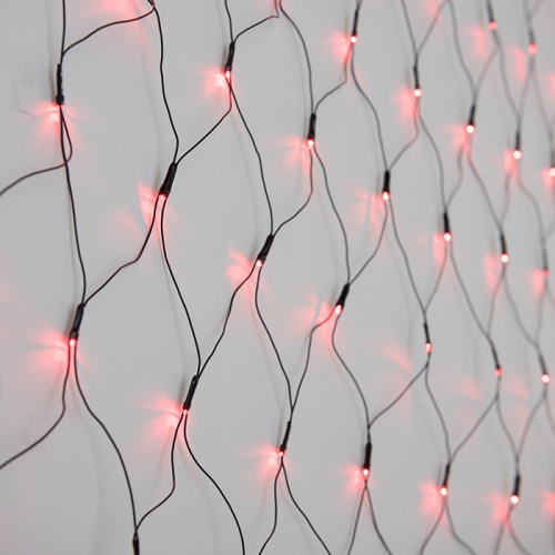 LED 네트 트리구 160구 연결형 검정선 백색 크리스마스 장식 트리조명 캠핑조명
